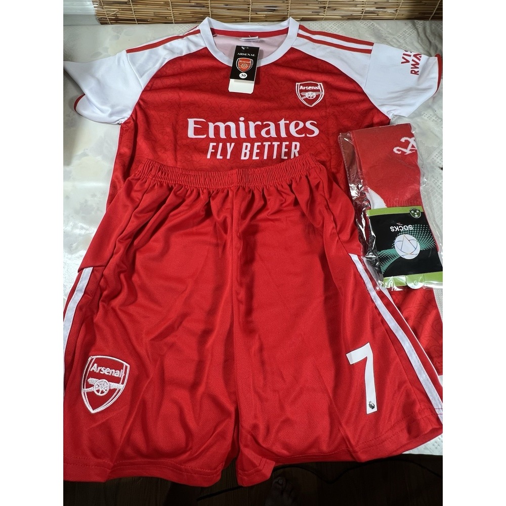 Arsenal Saka #7 Set Kids Size 12/13years Old
